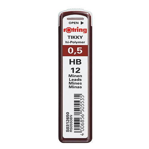 Minas Rotring 0,5/0,7 mm HB (cx.12)