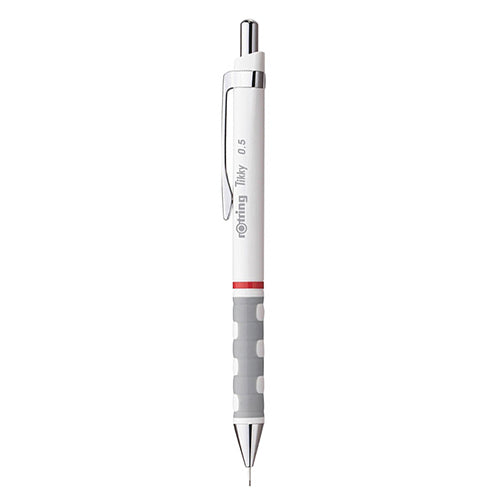 Lápiz mecánico Rotring Tikky blanco, 0,5/0,7 mm