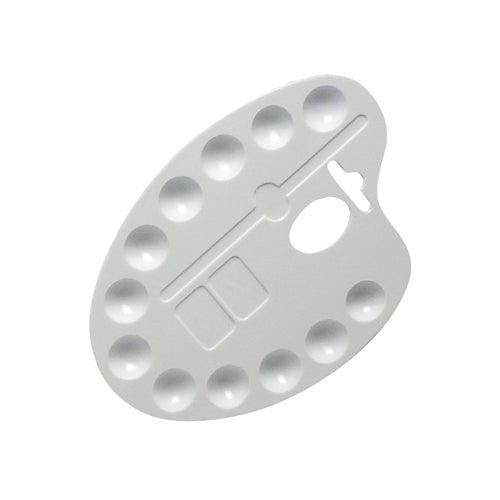 Paleta escolar Fegol en forma de corazón blanco