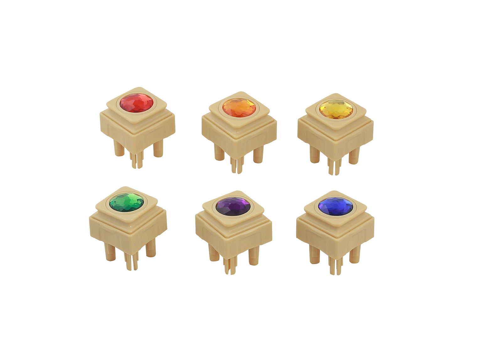 Kit de 72 peças STEM pedras preciosas