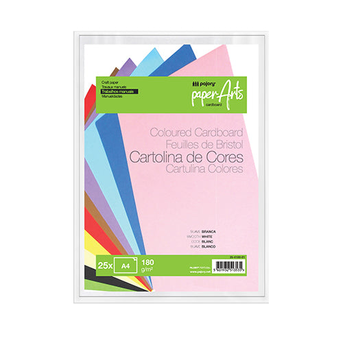 Cartulina blanca A4 de 180 g (paquete de 25)