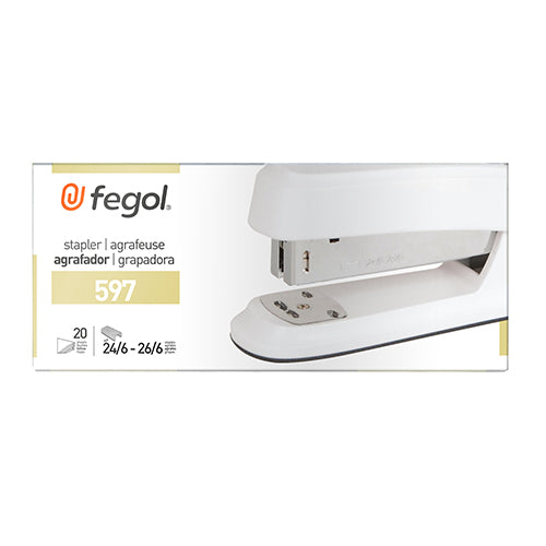 Fegol Metal 24/6-26/6 Tabletop Stapler (20 fl oz)
