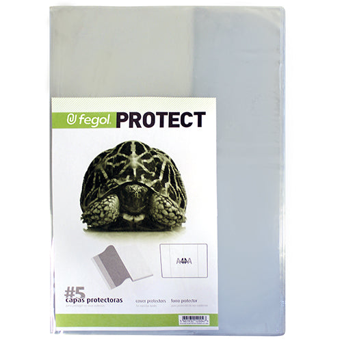 Bolsa protectora para cuadernos Fegol A4 (5 unidades)