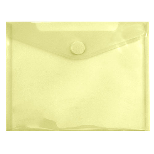 Bolsa para archivos tipo sobre A5 de color amarillo Fegol con velcro