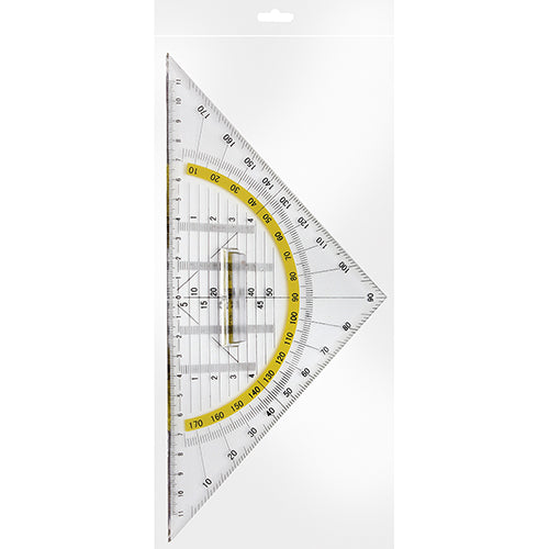 Aristo geométrico 25cm Fegol plástico c/ pega - Sílaba