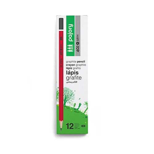 Lápices de grafito Fegol Eco Max n.° 2/HB (caja de 12)