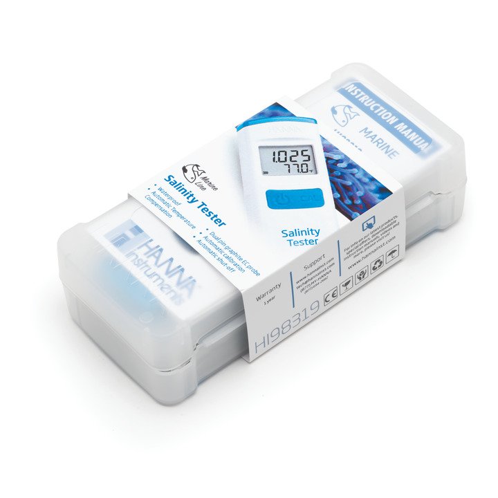 Medidor de bolso para salinidade marinha