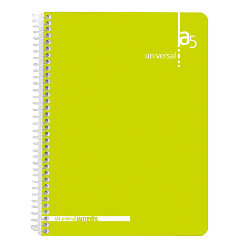 Cuaderno espiral Fegol A5 (80 hojas) colores rayados