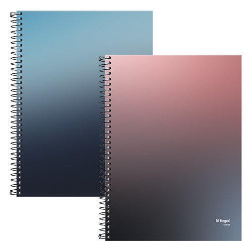 Spiral notebook, hard cover, A4, Fegol (160 pages), lined.