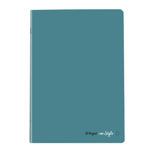 Caderno agrafado A5 Fegol (60f) neo style pastel pautado - Sílaba