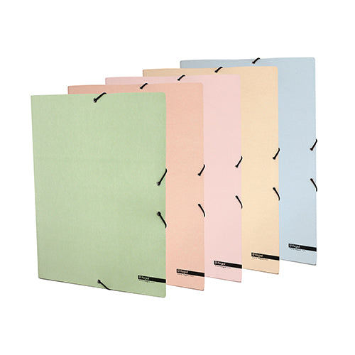 A4 size cover with elastic band, CLA 350g, Fegol brand, assorted colors.