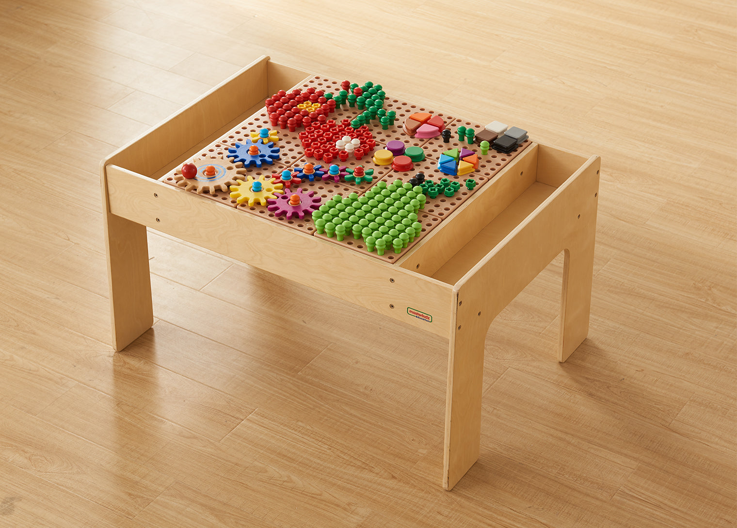 Mesa de atividades com painel de Bricks - Sílaba