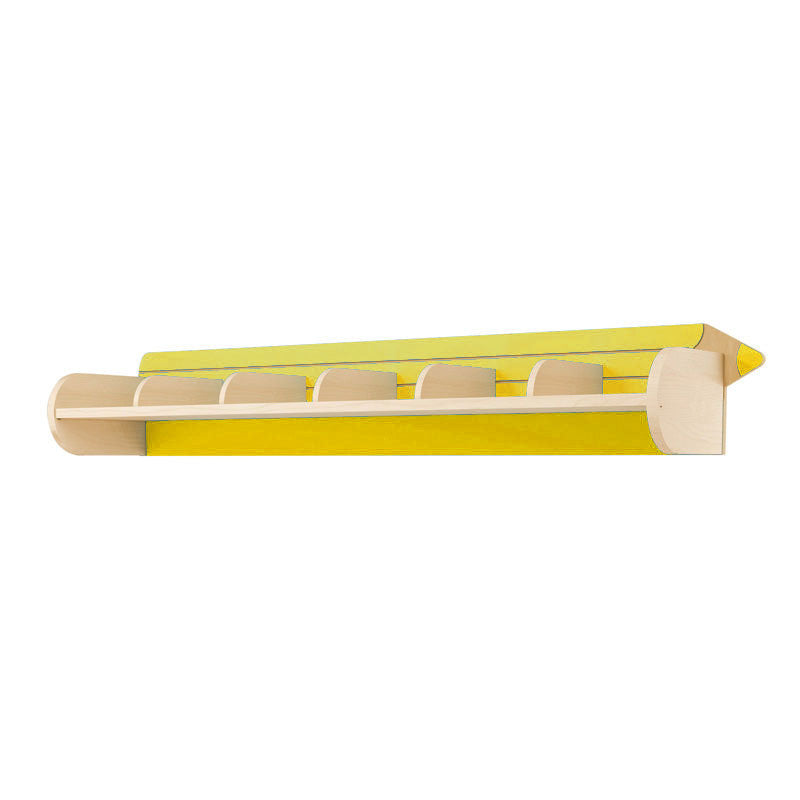 Estante con percha de 6 ranuras