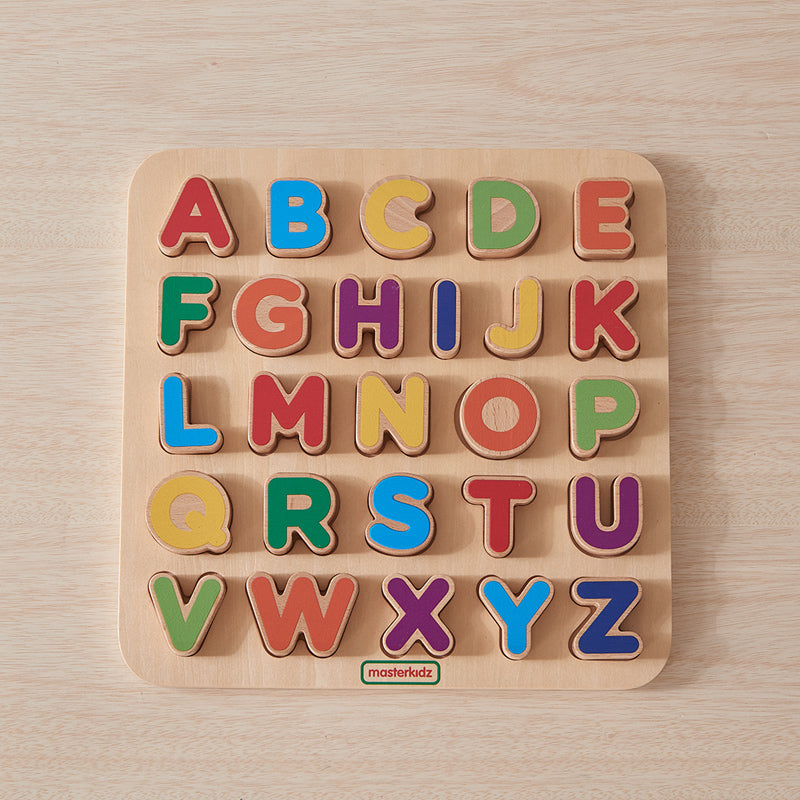 Puzzle do Alfabeto com Letras Maiúsculas