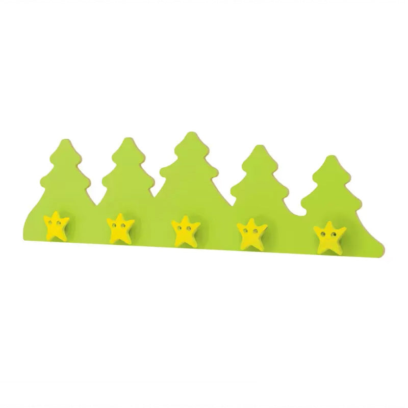 Cabide estrela de 5 lugares decorativo
