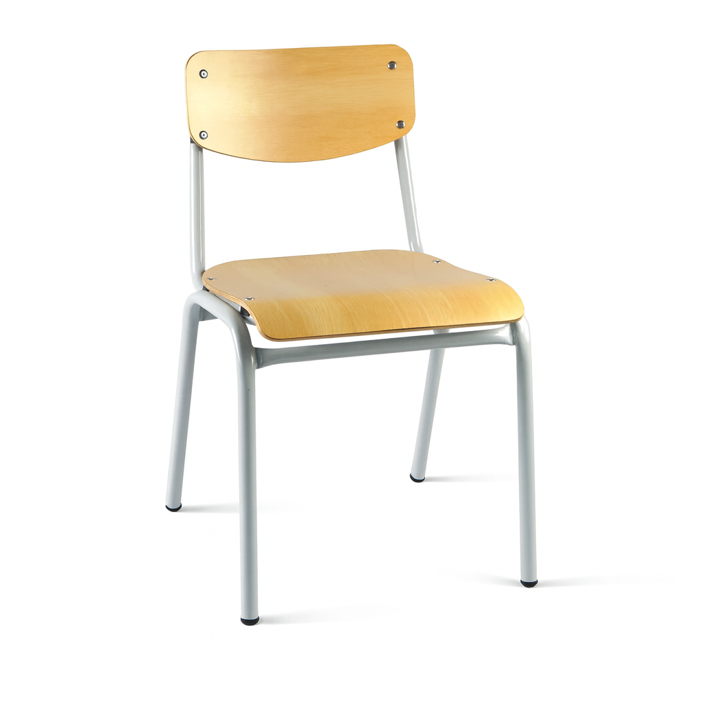 Silla escolar EKO con estructura de metal