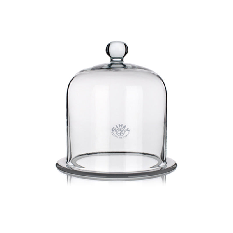 Glass dome with button, 180x300mm Simax