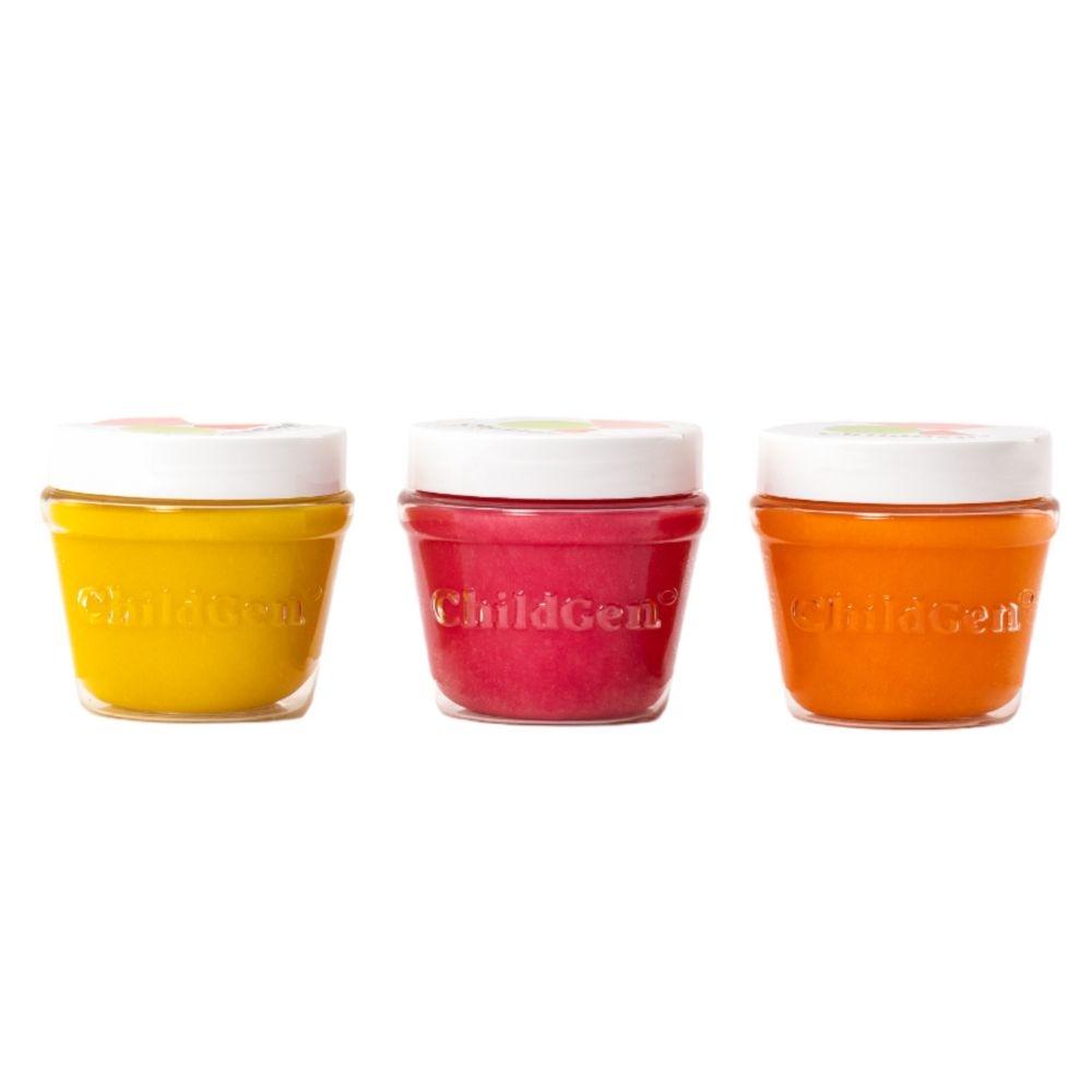 Plastilina (3 x 125 gr) Amarilla, rosa y naranja