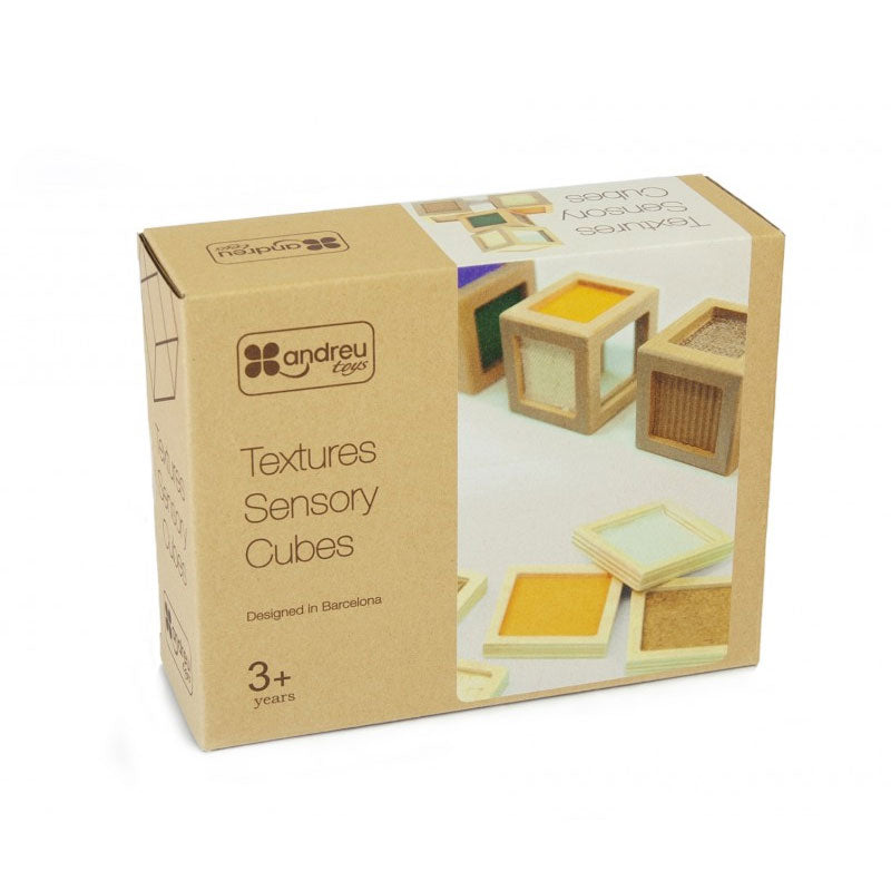 Wooden sensory cubes (set of 4)
