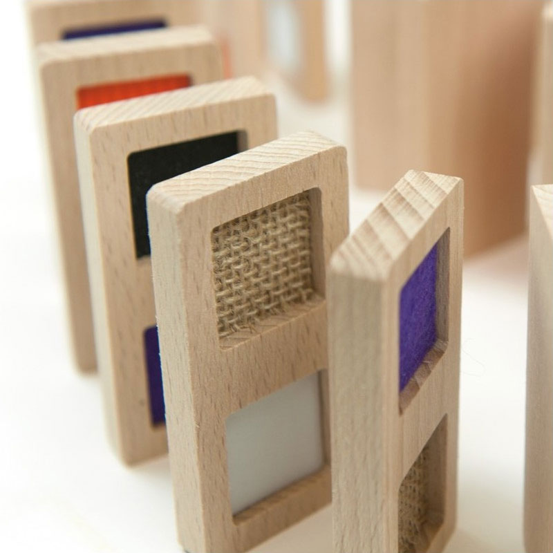 Dominó sensorial de texturas - Sílaba