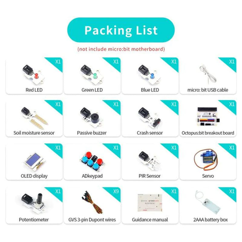 Kit de sensor Tinker Micro:bit (sin placa)