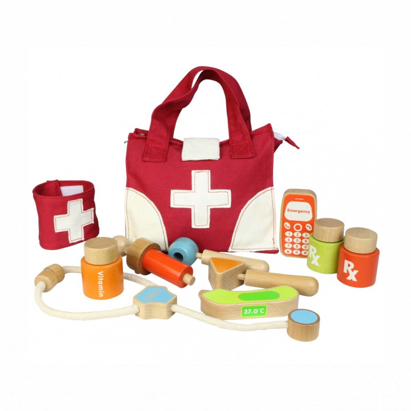 Kit de mala de médico (11 peças)
