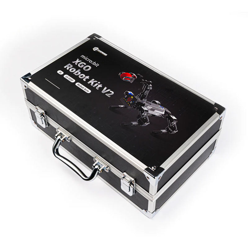 Kit de perro robot con brazo robótico Micro:bit (sin placa de circuito)