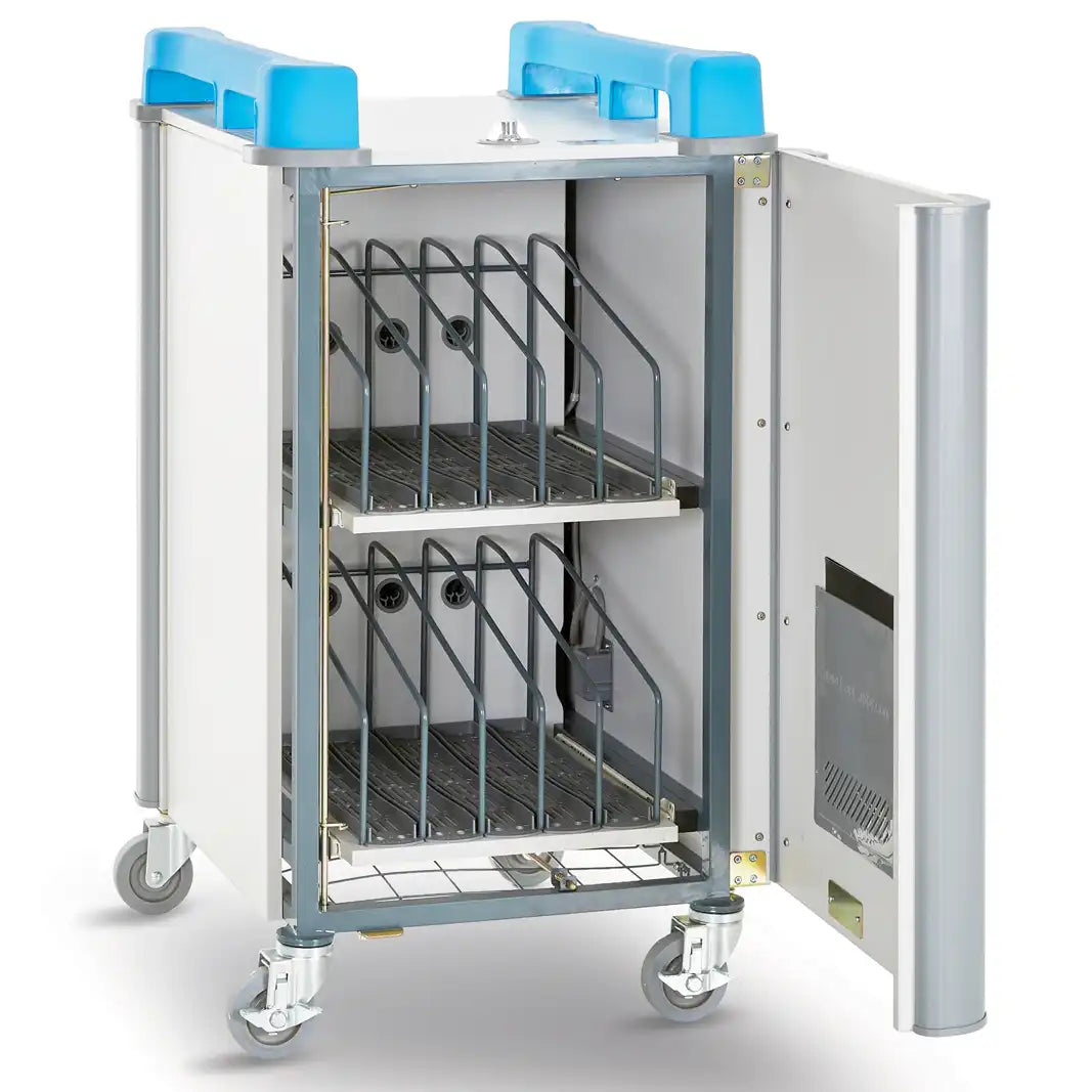 Armário de carregamento móvel vertical LapCabby - dispositivos até 17" - Sílaba