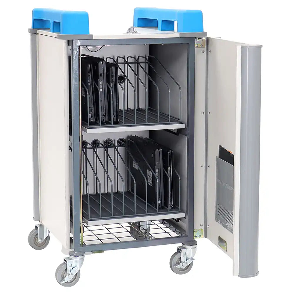 Armário de carregamento móvel vertical LapCabby - dispositivos até 17" - Sílaba