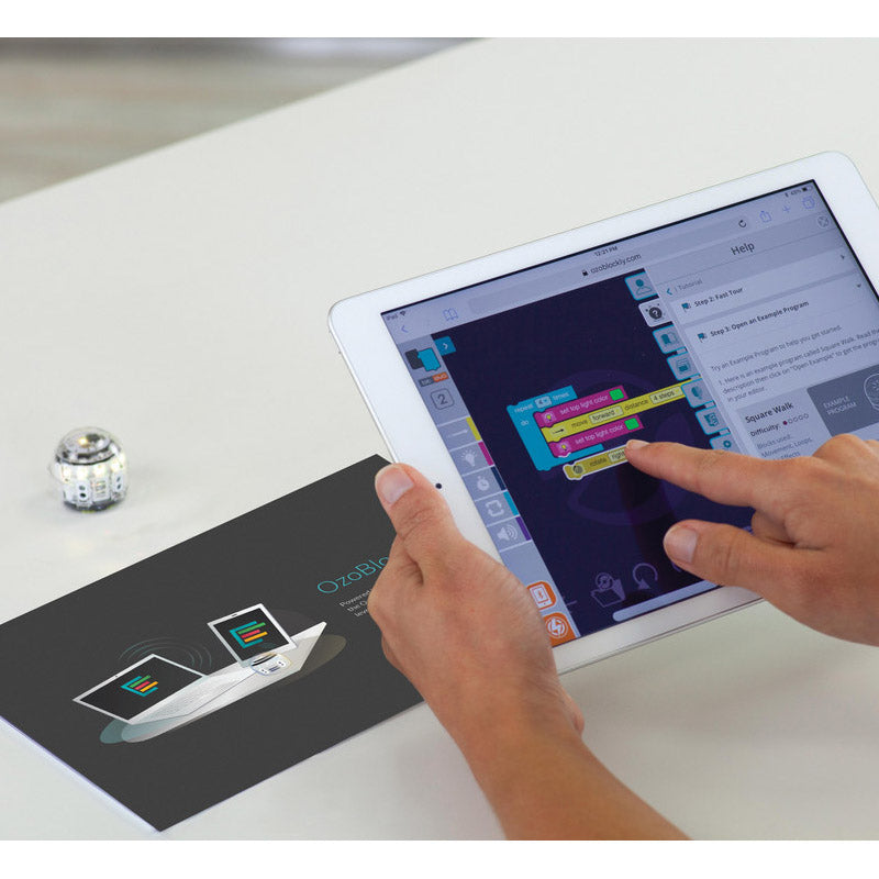 Kit Robô Ozobot EVO com tabuleiro (PK12) - Sílaba