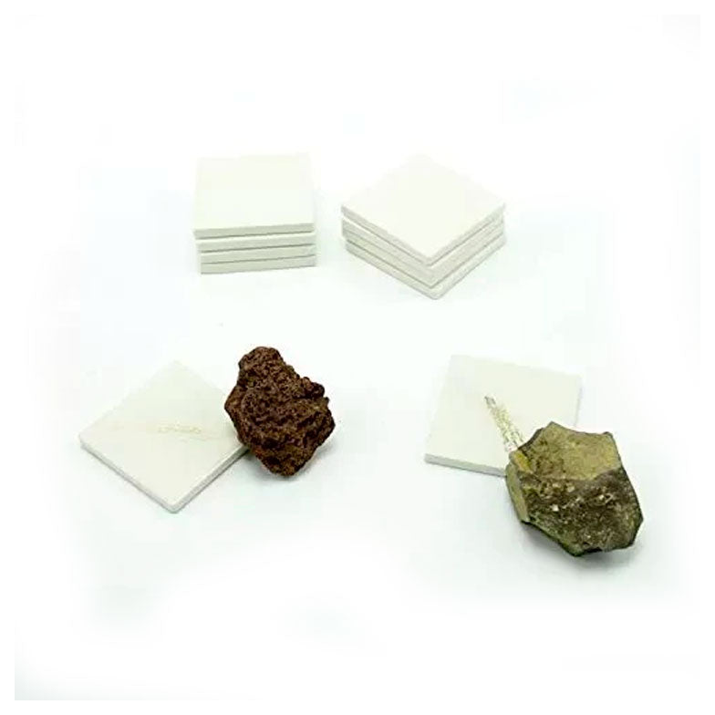 Placa porcelana p/ riscar minerais - Sílaba