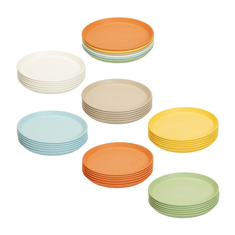 Juego de 6 platos de cafetería