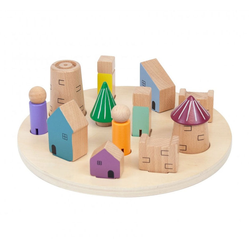 Rompecabezas 3D - pueblo