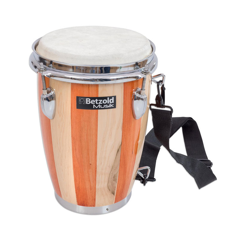 Pequeño tambor conga de 28cm de alto y 20cm de diámetro (4 clavijas).
