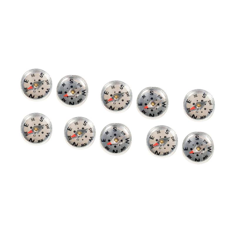Conjunto de 10 agulhas magnéticas com bússola - Sílaba