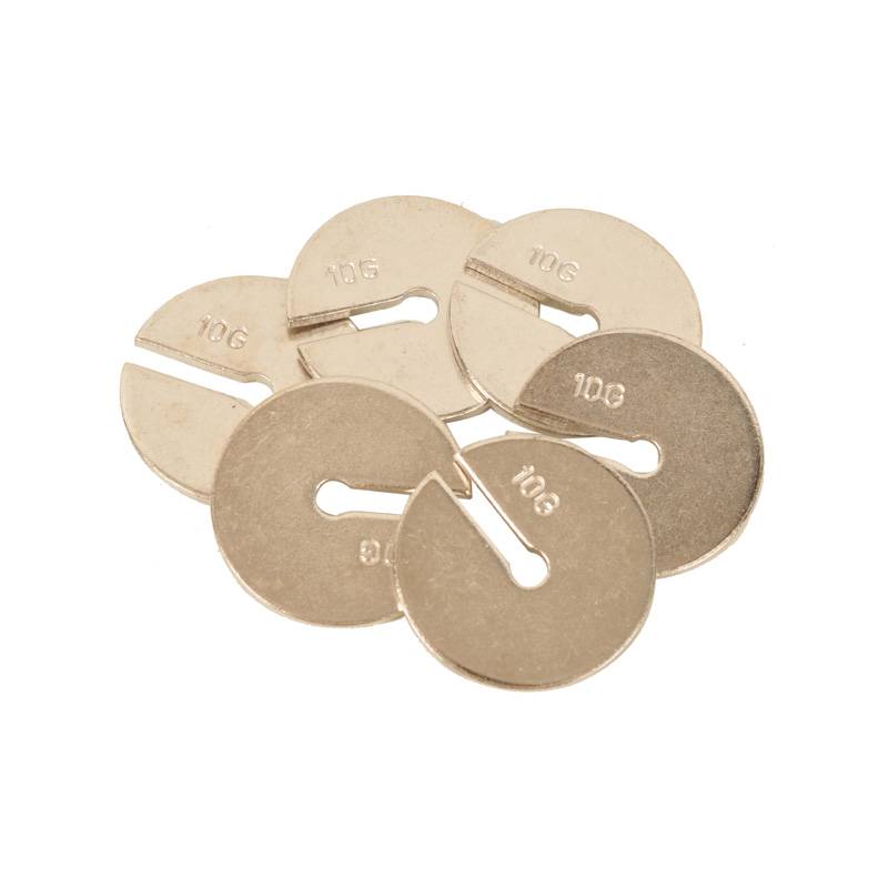 Set of 10 grooved pasta (10g)