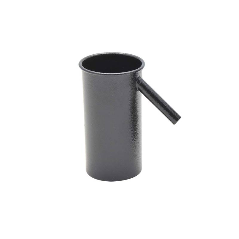 Taza de desbordamiento de metal