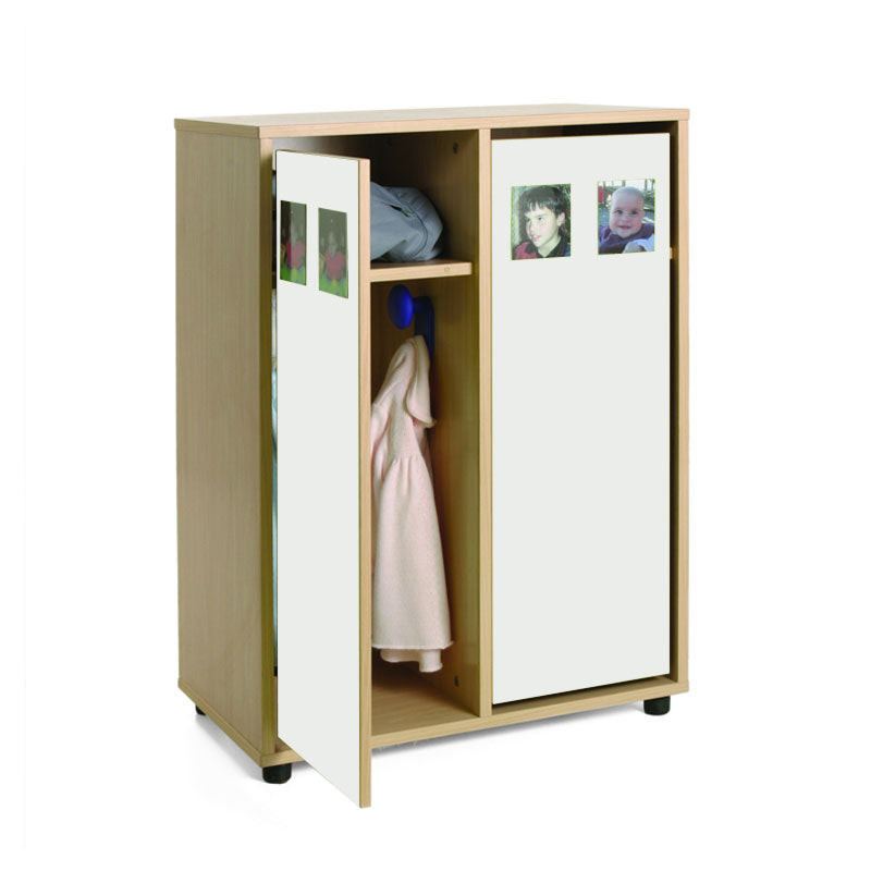 Closet Line NE 4-seater double locker with shelf and hanger