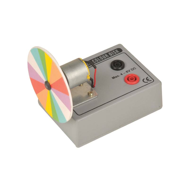 Disco de Newton com motor eléctrico - Sílaba