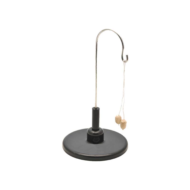 Electroscopio con bolas de médula de saúco
