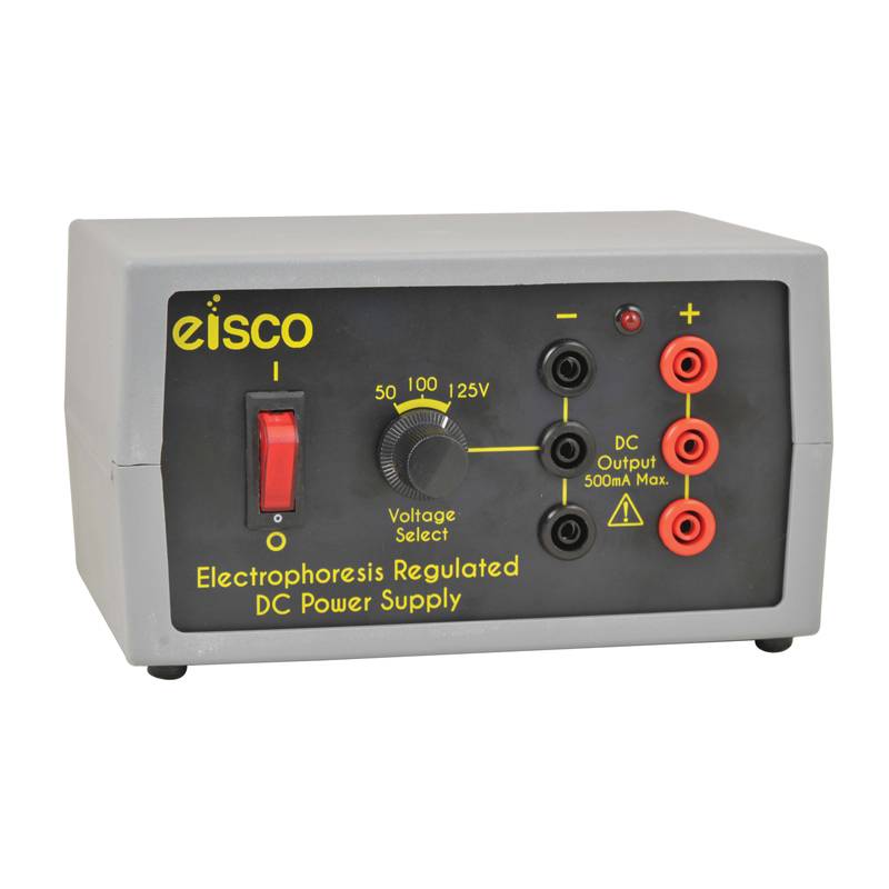 Fuente de alimentación ajustable para electroforesis
