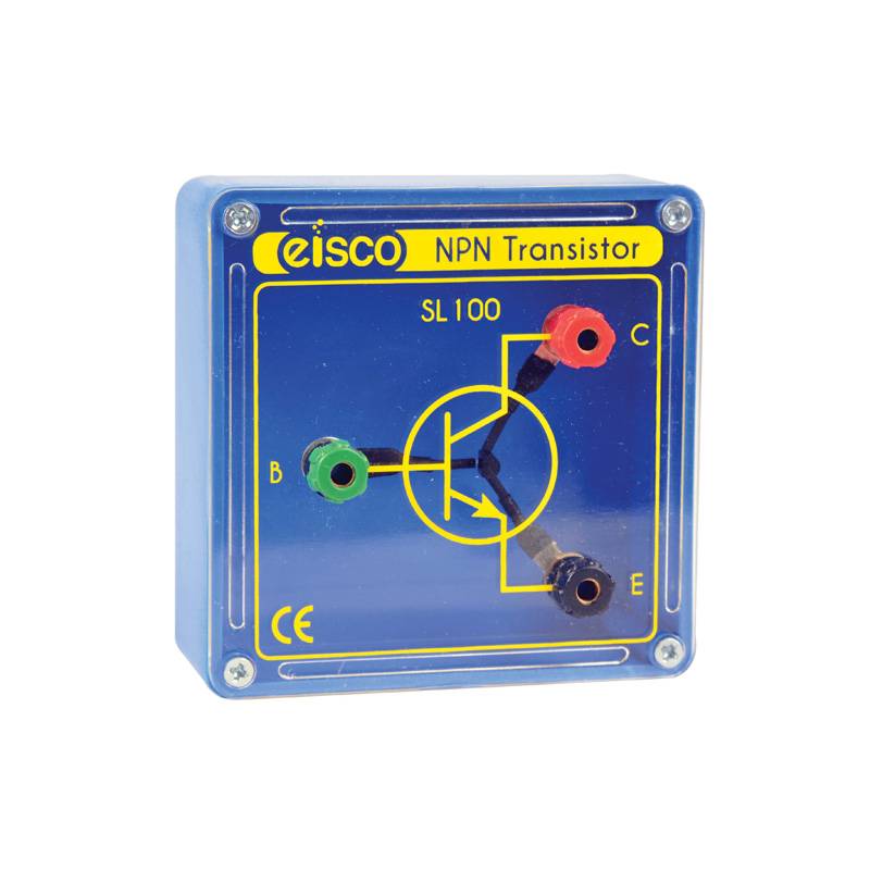 Modelo de transistor NPN, en la base