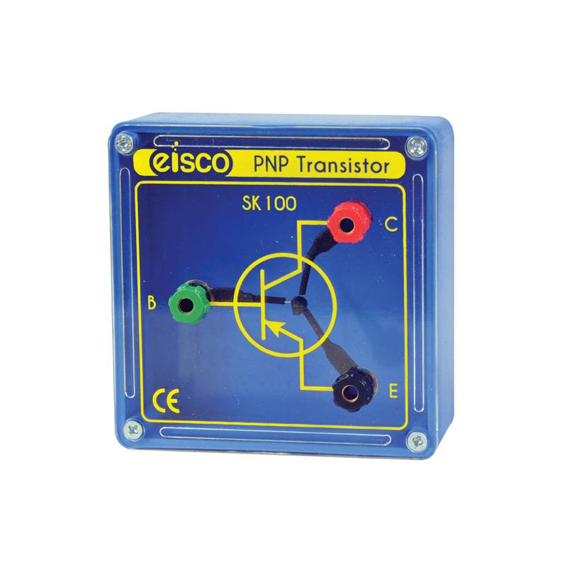 Modelo de transistor PNP, en la base