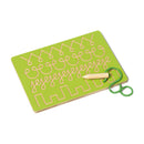 Quadro manipulativo para treino da coordenação gráfica A