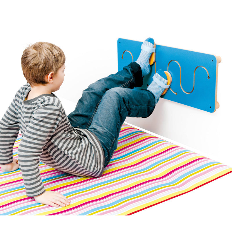 Quadro manipulável de parede com pés ondas - Sílaba