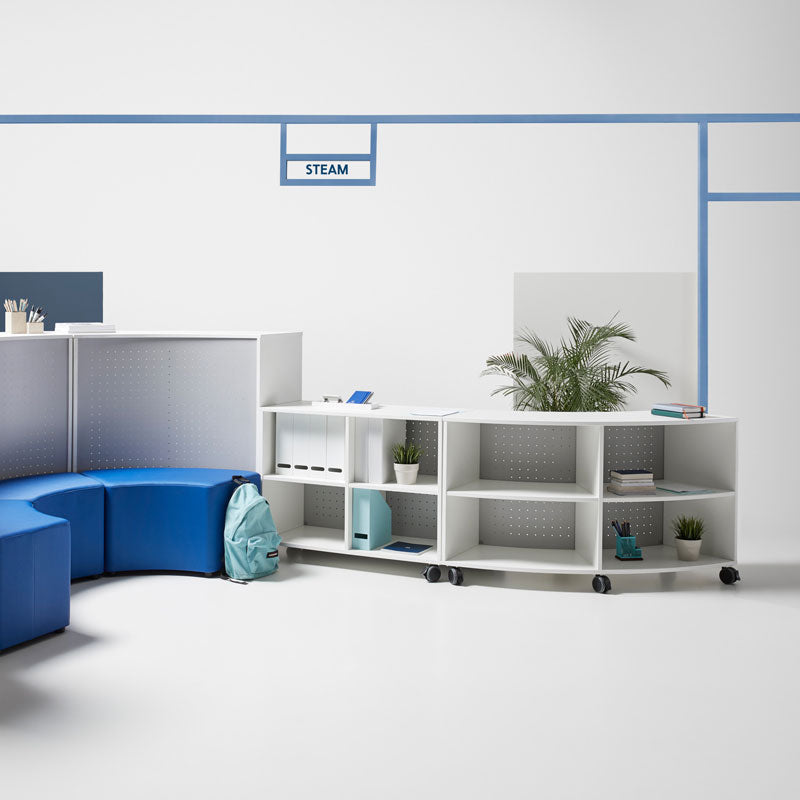 Low curved wardrobe - ActiFlex Wave