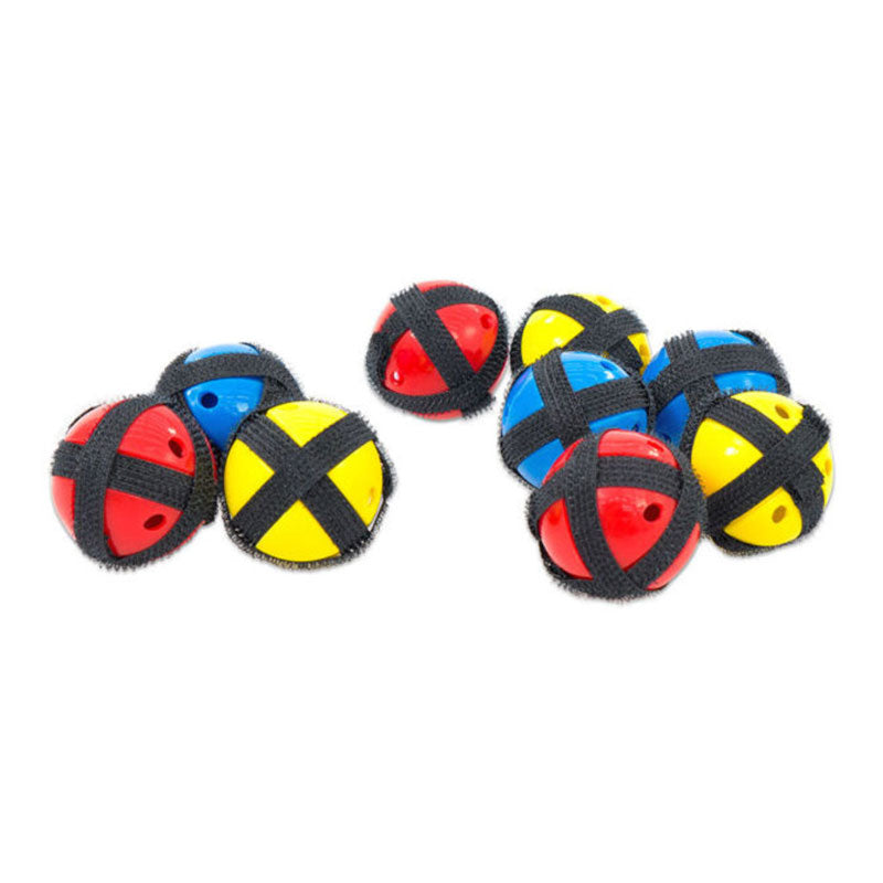 Juego de 3 dianas con velcro y bolas (las dianas tienen un diámetro de 45 cm y contienen 9 bolas)