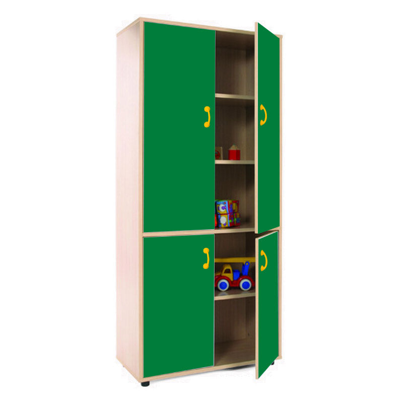 Closed XL size NE Line wardrobe with 4 doors