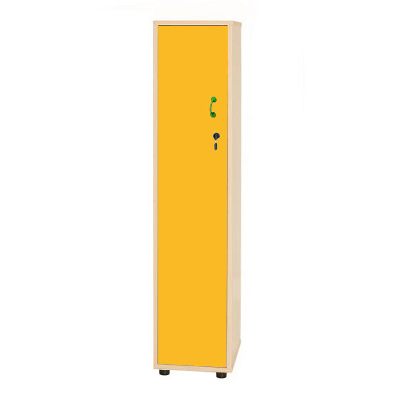 Armário Linha NE cacifo alto com 1 porta, fechadura e porta cabides - Sílaba