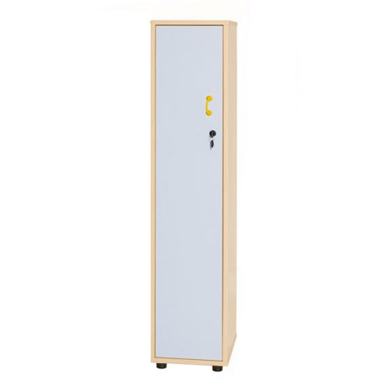 Armário Linha NE cacifo alto com 1 porta, fechadura e porta cabides - Sílaba